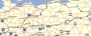 Route Polen 2016